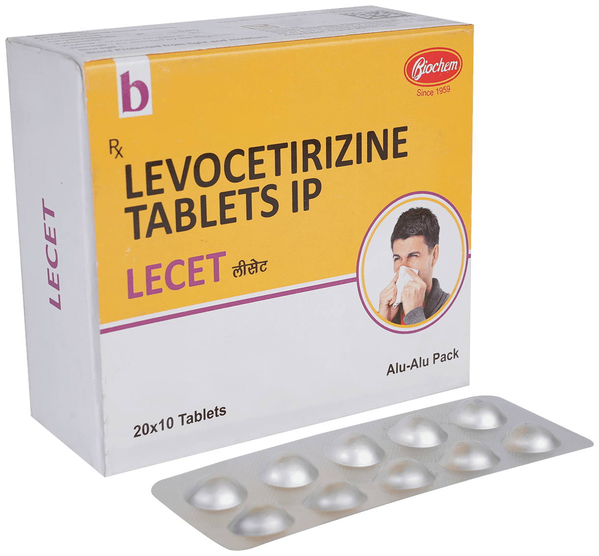 Lecet 5mg Tablet