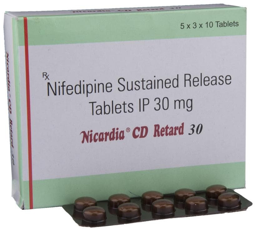 Nicardia CD Retard 30 Tablet SR