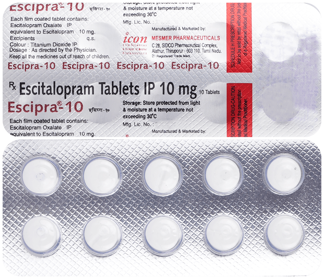 Escipra 10 Tablet