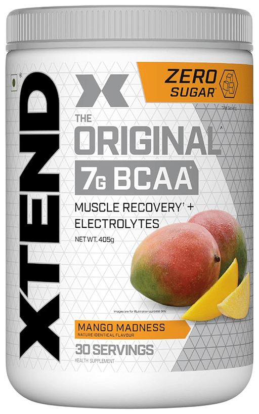 Scivation Xtend BCAA Powder with Electrolytes| For Muscle Growth & Recovery | Flavour Mango