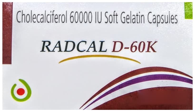Radcal D 60K Soft Gelatin Capsule