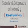 ZOSTUM 1000 MG/1000 MG INJECTION