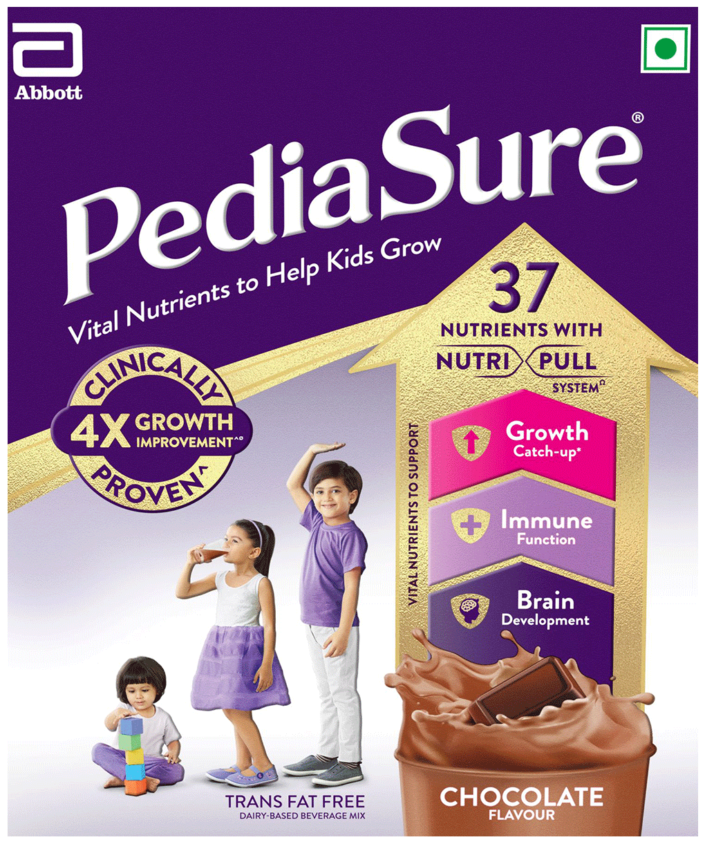 PediaSure Scientifically Designed Nutritional Drink for Kids Growth Premium Chocolate