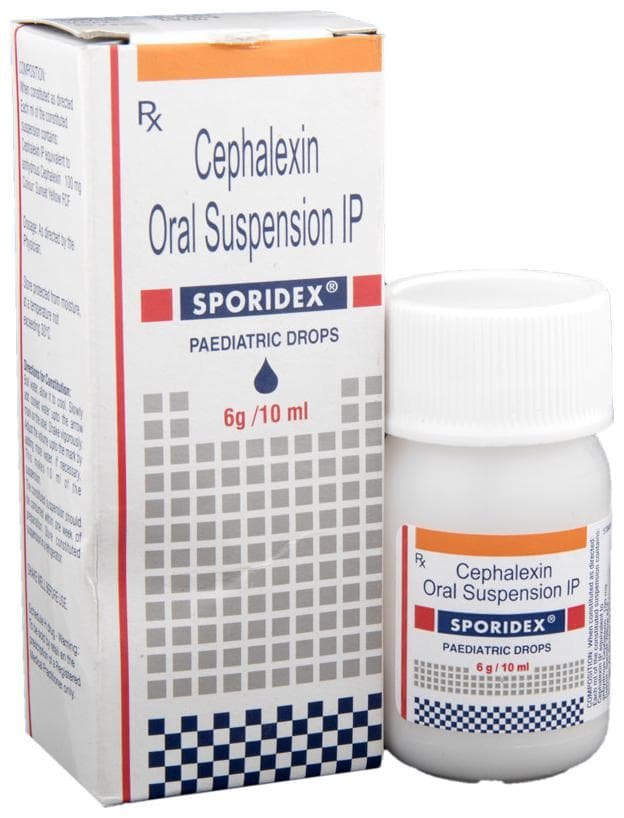 Sporidex 100mg Paediatric Drops