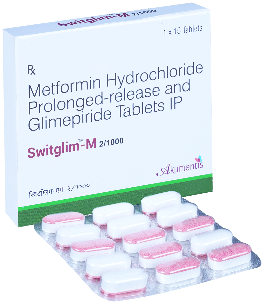 Switglim-M 2/1000 Tablet PR