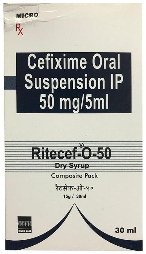 Ritecef-O 50 Dry Syrup