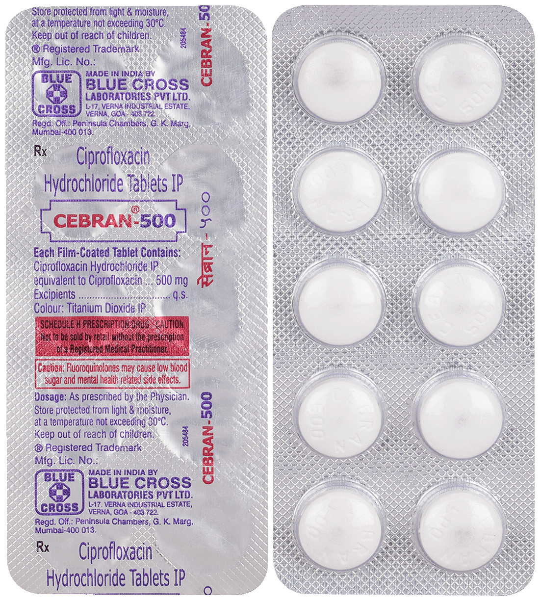 Cebran 500mg Tablet