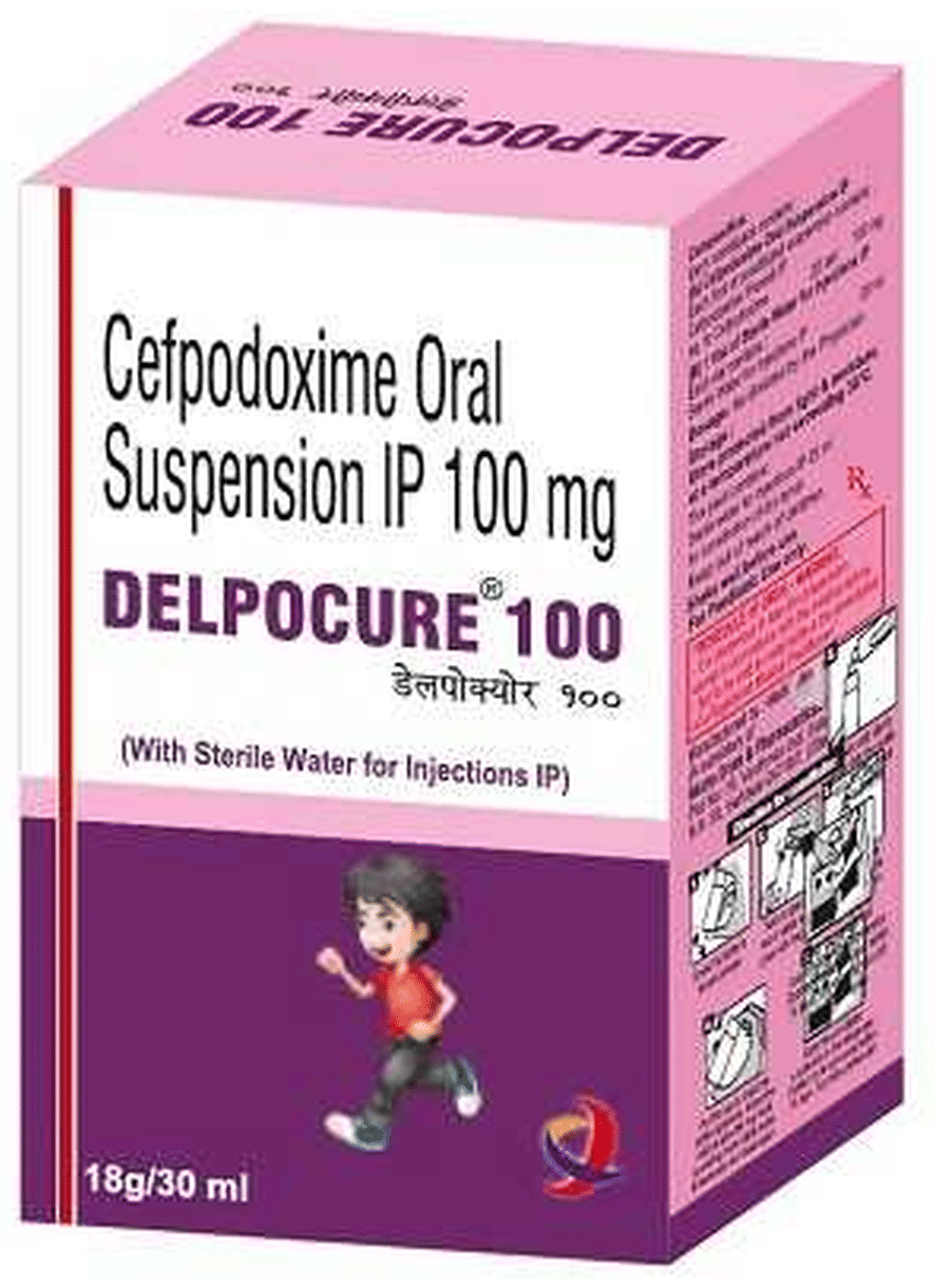 Delpocure 100mg/5ml Suspension