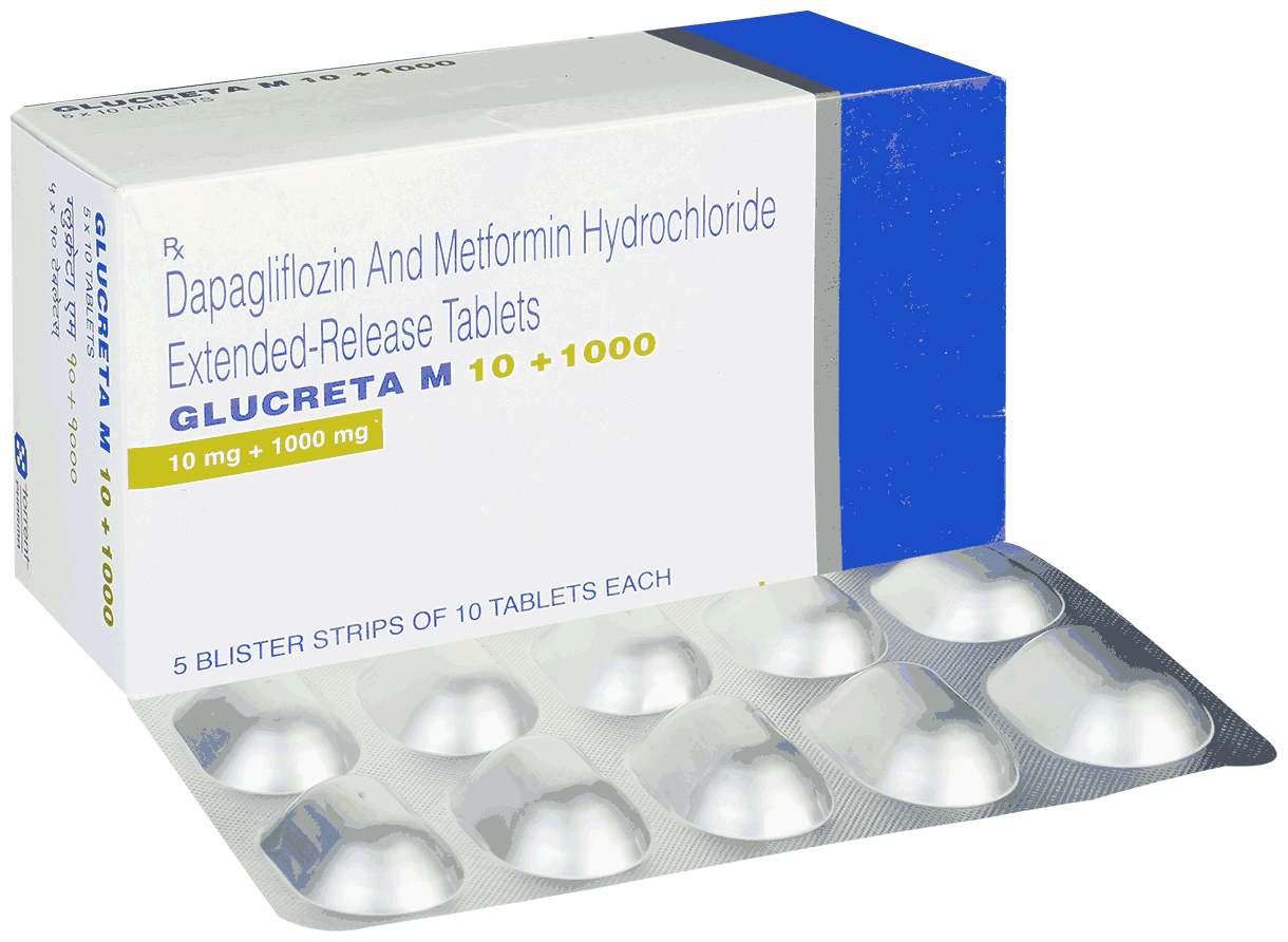 Glucreta M 10/1000 Tablet ER