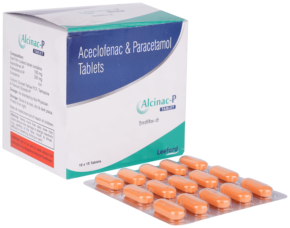 alcinac P 100mg/325mg Tablet