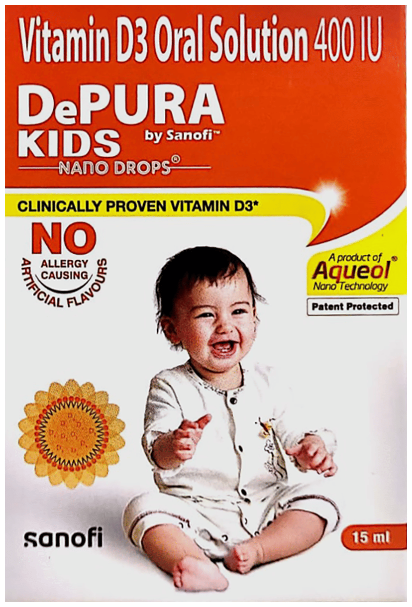 Depura Kids Vitamin D3 Oral Drop | Bone, Joint & Muscle Care
