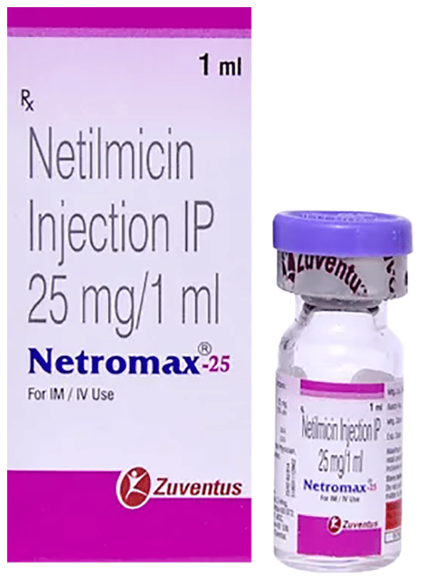 Netromax 25mg Injection