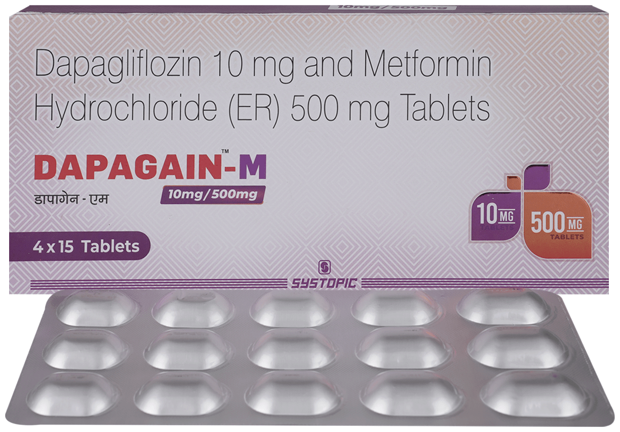 Dapagain-M 10mg/500mg Tablet ER