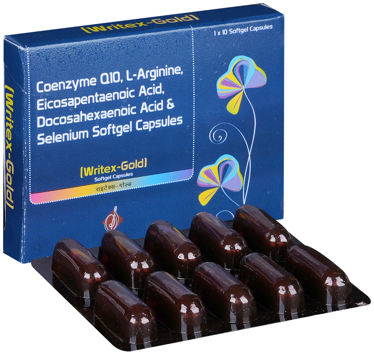 Writex-Gold Soft Gelatin Capsule