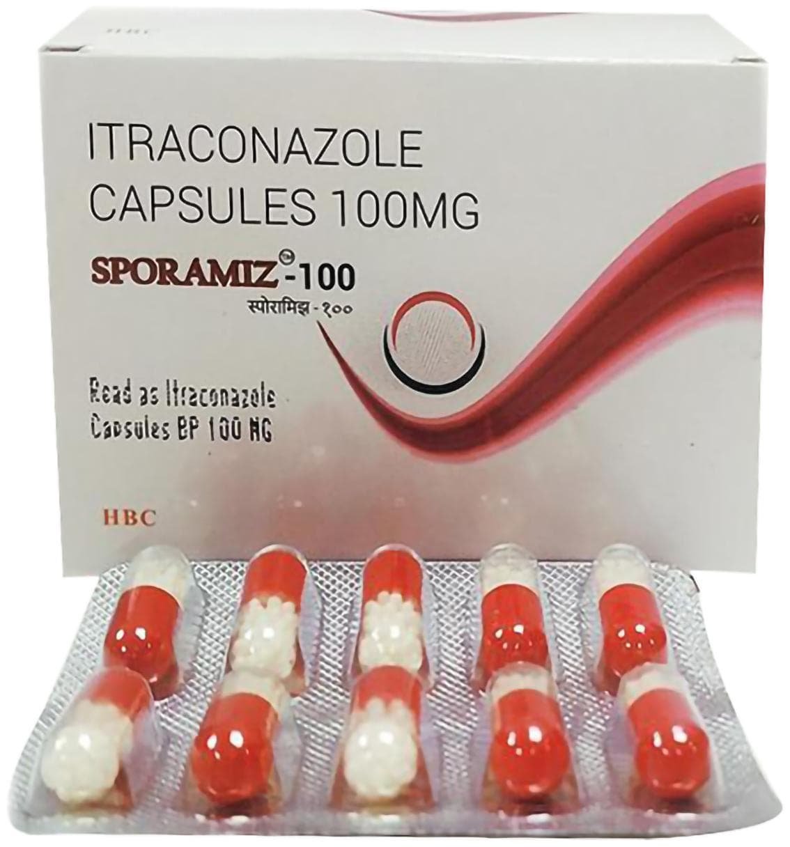 Sporamiz 100mg Capsule