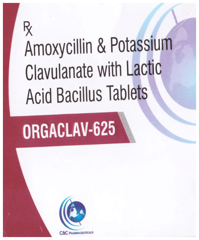 Orgaclav 625 Tablet