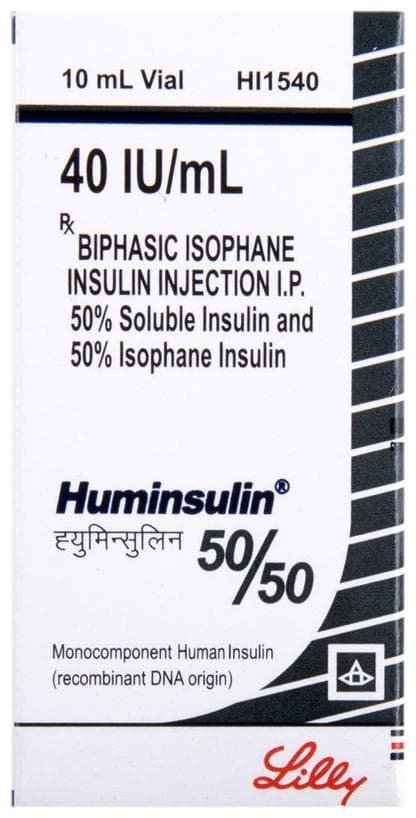 HUMINsulin 50/50 Suspension for Injection 40IU/ml
