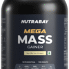 Nutrabay Gold Mega Mass Gainer Powder Vanilla Icecream