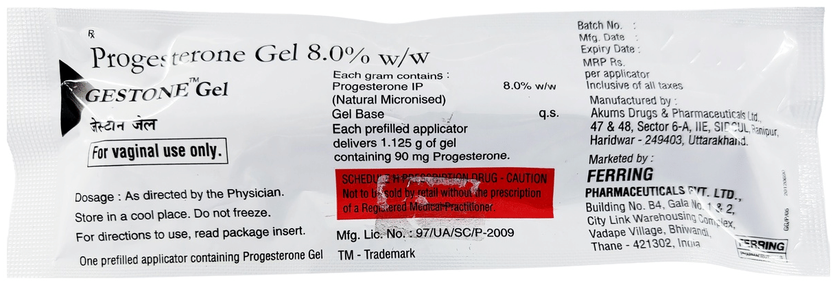GEStone 8% Vaginal gel