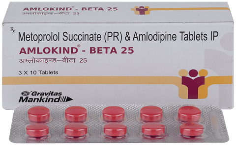 Amlokind Beta 5mg/25mg Tablet PR