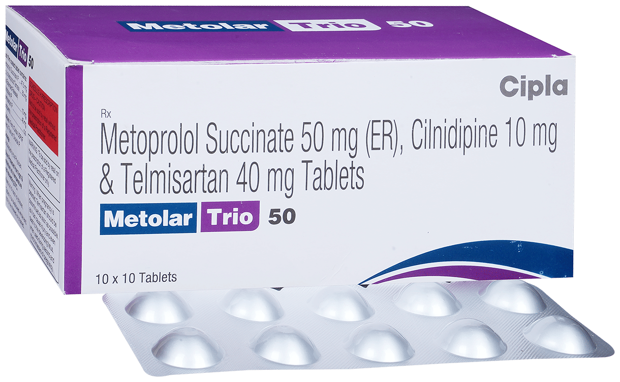 Metolar Trio 50 Tablet ER