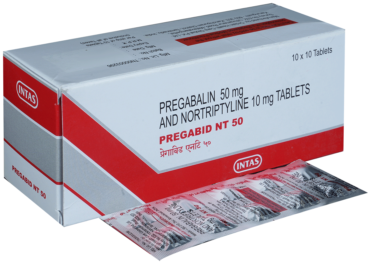 Pregabid NT 50mg/10mg Tablet