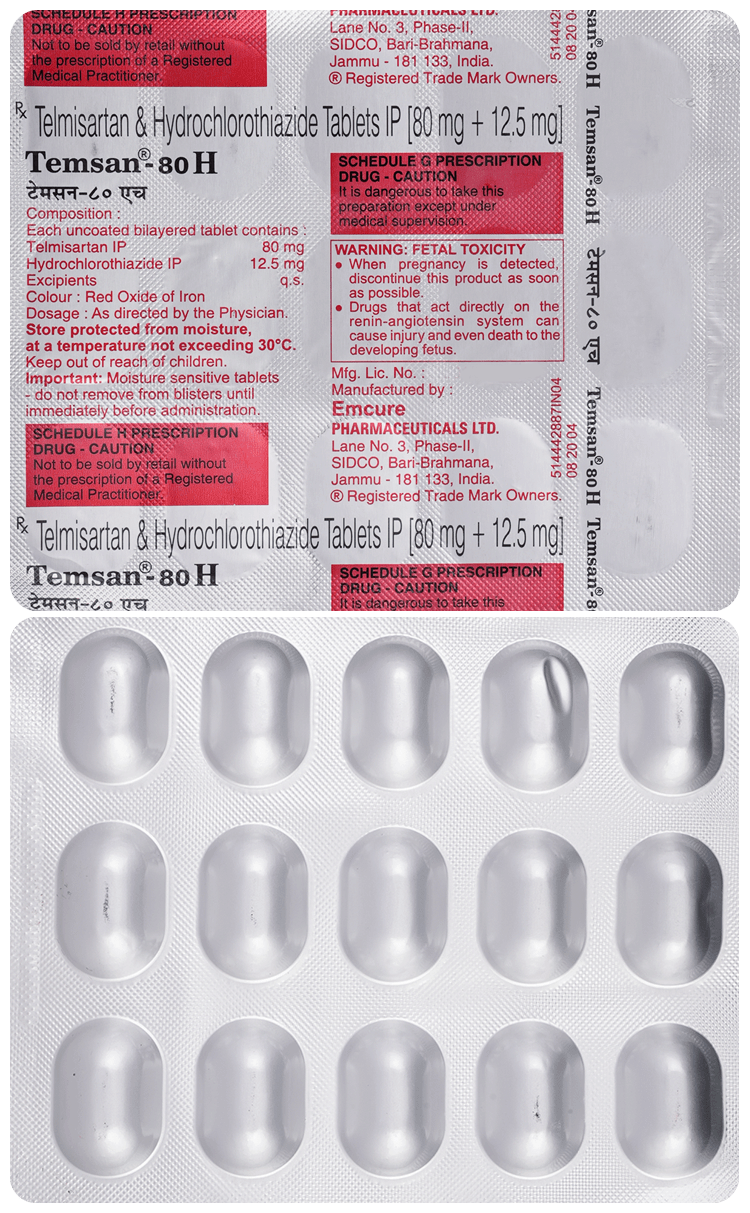 Temsan-80 H Tablet