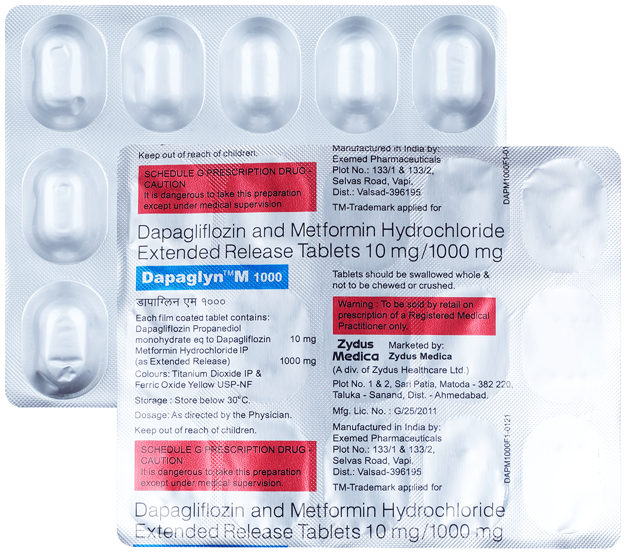Dapaglyn M 1000 Tablet ER
