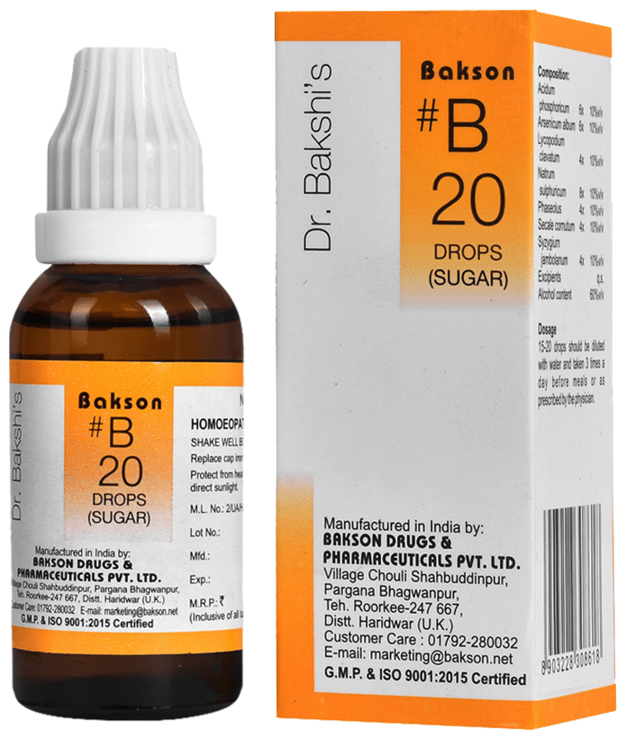 Bakson B20 Sugar Drop