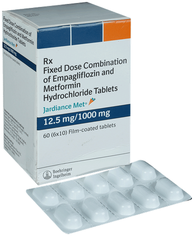 Jardiance Met 12.5mg/1000mg Tablet