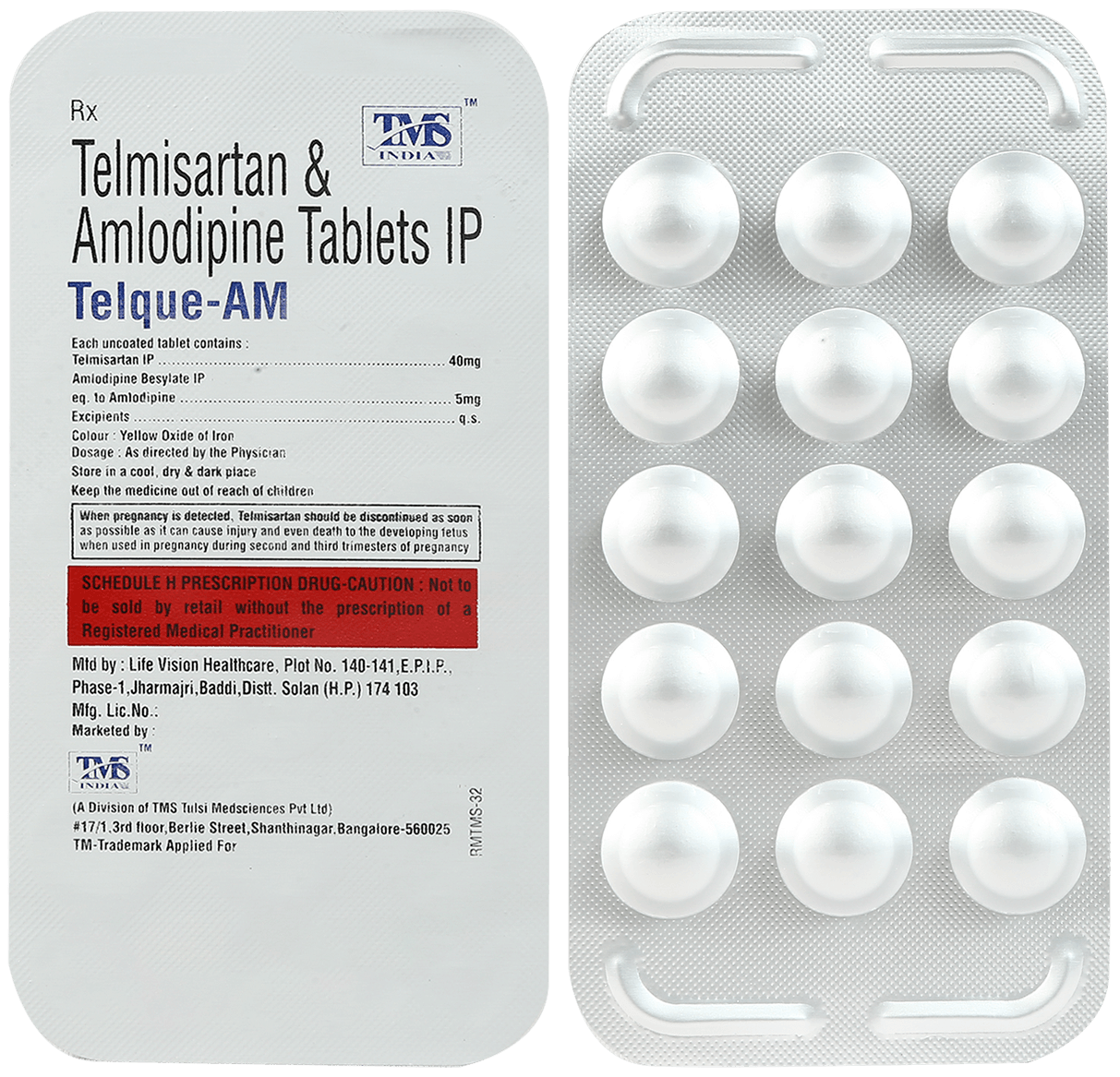 Telque AM 40mg/5mg Tablet