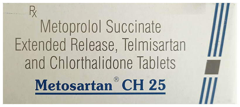Metosartan CH 25 Tablet ER