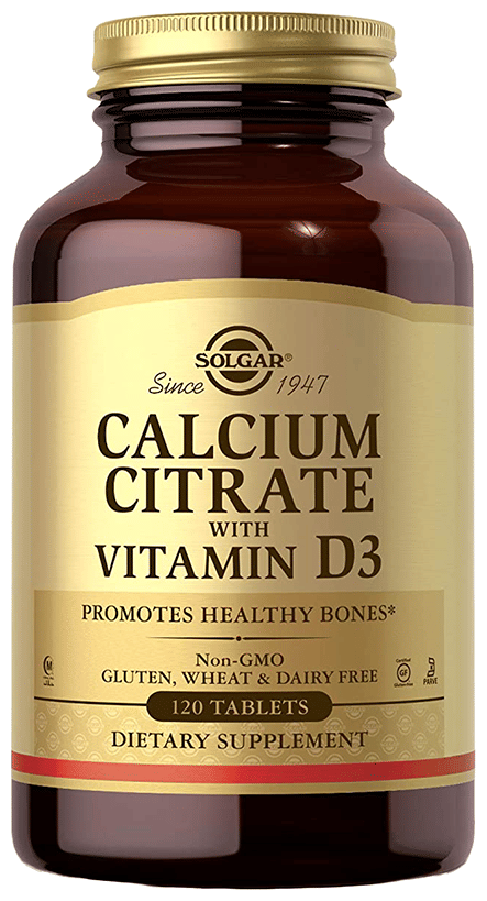 Solgar Calcium Citrate with Vitamin D3 Tablet