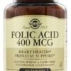 Solgar Folic Acid 400mcg Tablet