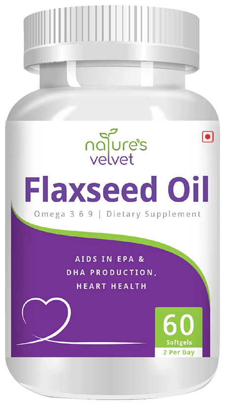 Nature's Velvet Flaxseed Oil 1000mg Capsule