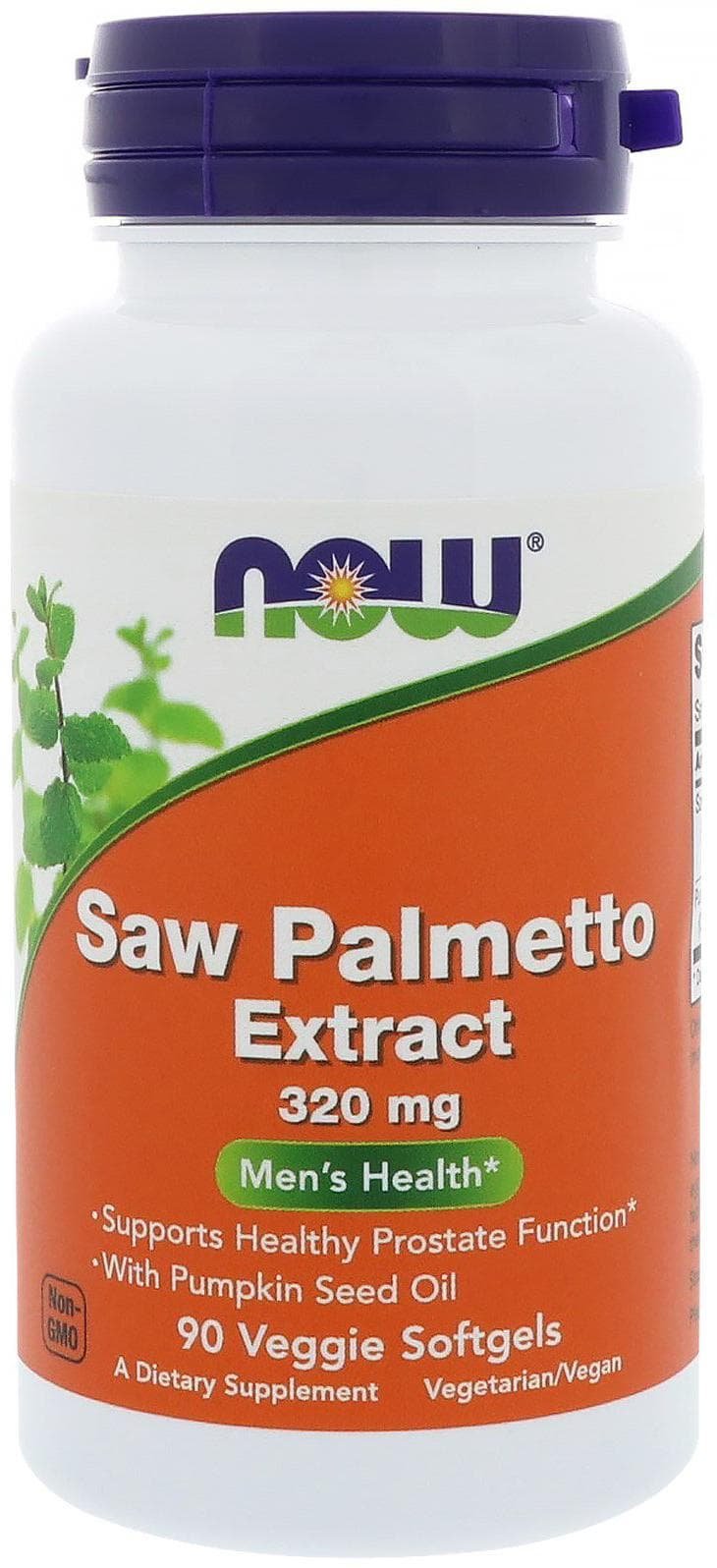 Now Saw Palmetto Extract 320mg Veggie Softgels